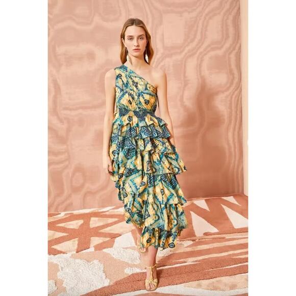 Ulla Johnson Auryn Silk Gown Dress Size 2 - Picture 3 of 16